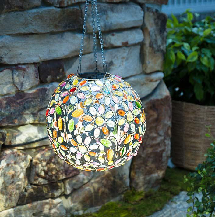 Plow & Hearth Hanging Butterfly Jewel Ball Gazing Ball & Reviews Wayfair